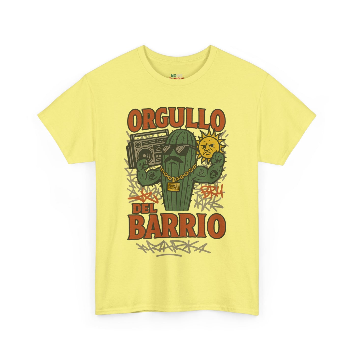 Street Art Orgullo del Barrio Unisex Heavy Cotton Tee