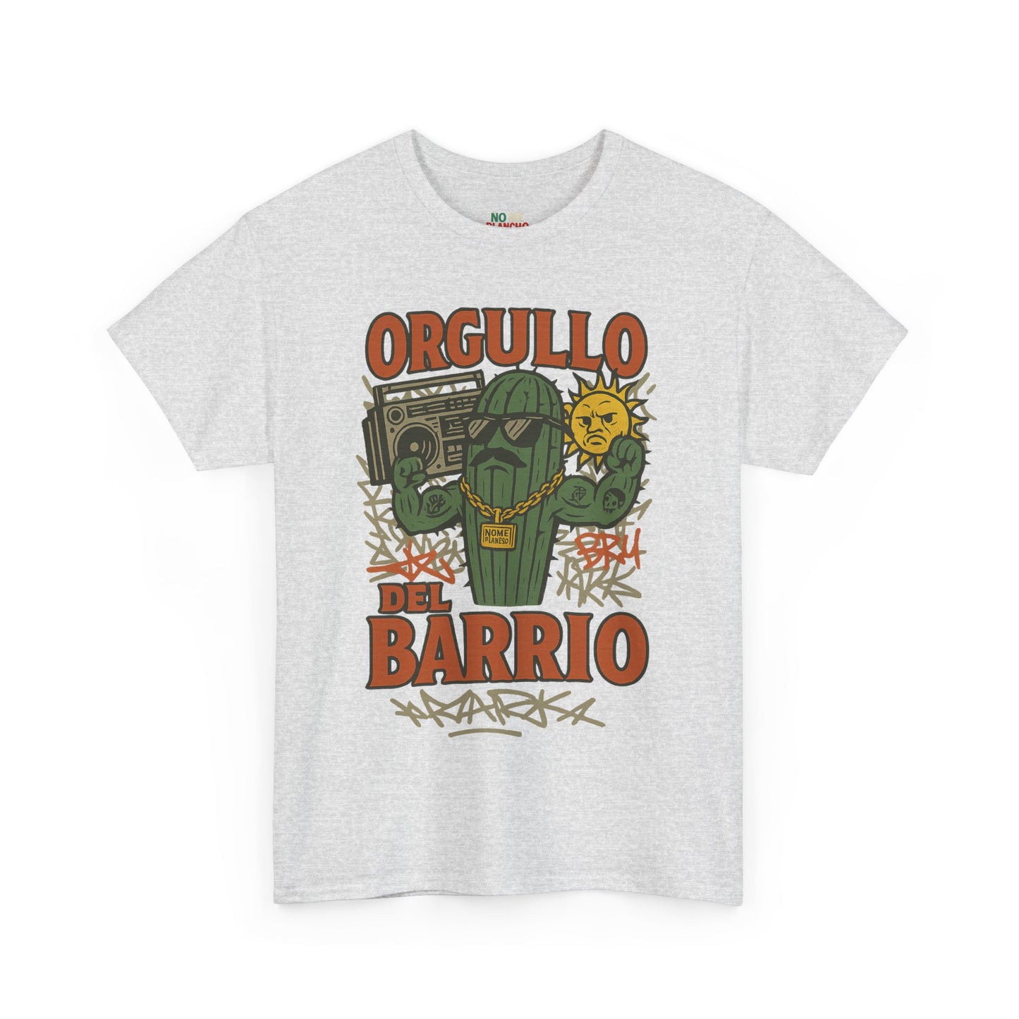 Street Art Orgullo del Barrio Unisex Heavy Cotton Tee