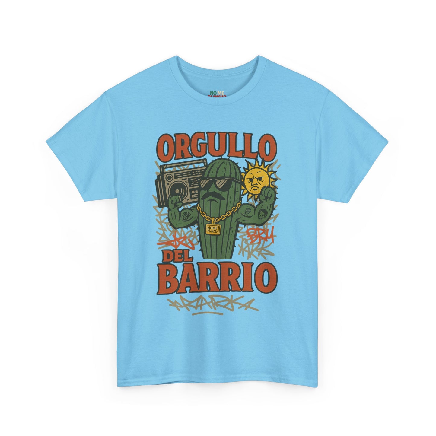 Street Art Orgullo del Barrio Unisex Heavy Cotton Tee