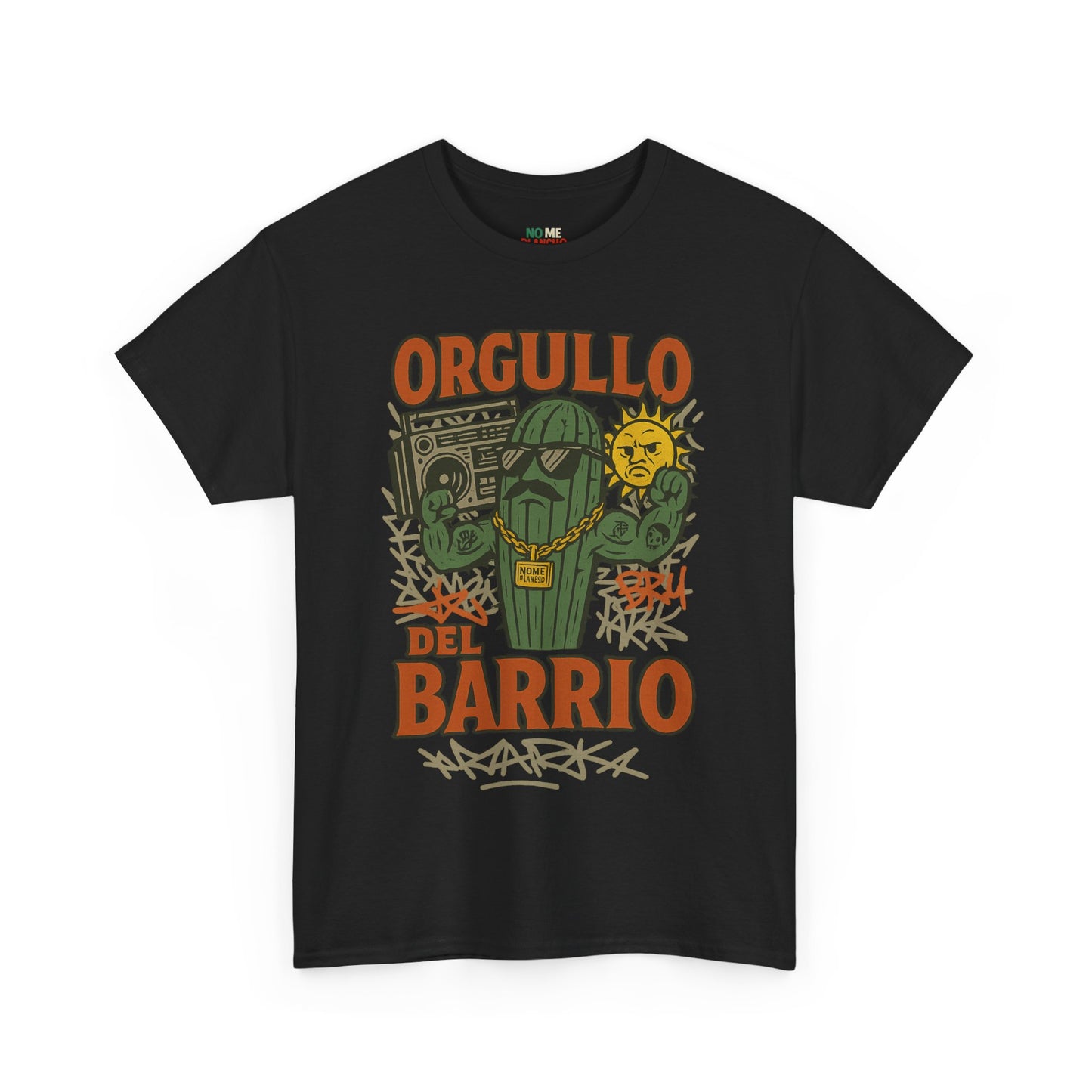 Street Art Orgullo del Barrio Unisex Heavy Cotton Tee